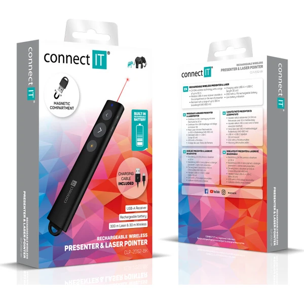 CONNECT IT LaserPoint laserové ukazovátko čierne - Ovládače - Obrázok d_eed970e777fb4a8c8f4efe7e40e260f6