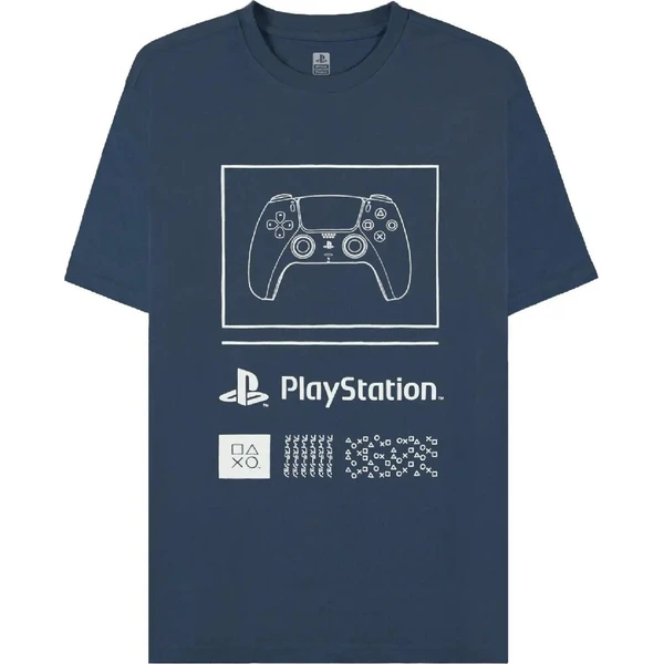 Tričko PlayStation - Controller Navy M - Tričká - Hlavný obrázok