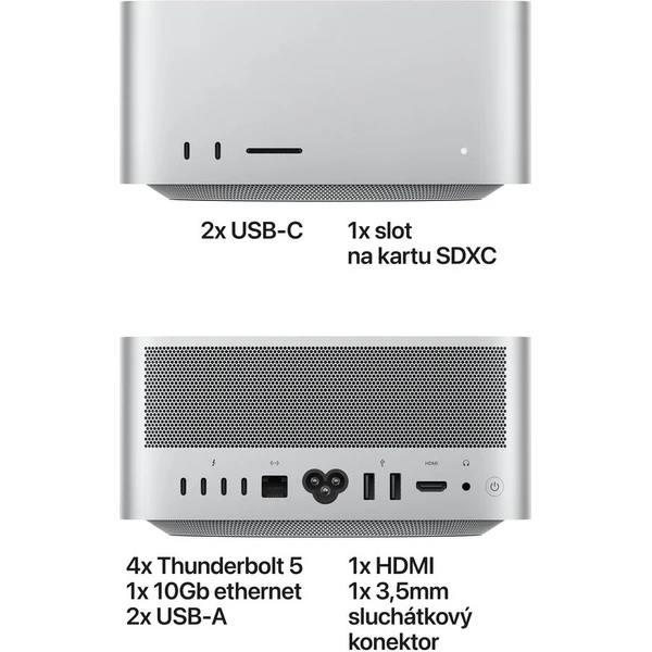 Apple Mac Studio / M5 Max / 36GB / 512GB / strieborný - Stolné počítače - Obrázok d_ef0f6f62625e470c8035bccd07afe657