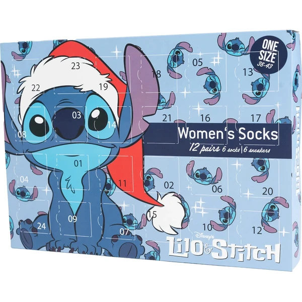 Adventný kalendár Disney Lilo & Stitch - ponožky - Kalendáre - Obrázok d_ef8424015a084db796b9ab67f2087627