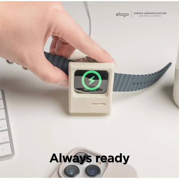 ELAGO WT3 Macintosh stojan pre Apple Watch Ultra čierny - Stojany - Obrázok d_efd088c0dc6c420790730200cea43bd8