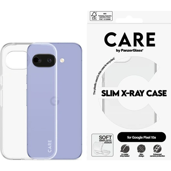 PanzerGlass® CARE X-Ray kryt Google Pixel 10a priehľadný - Puzdra - Hlavný obrázok
