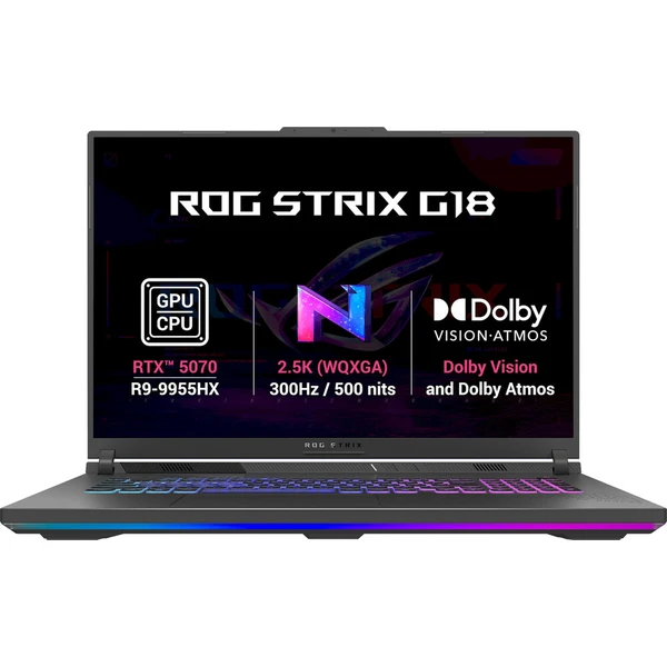 ASUS ROG Strix G18 (G814FP-TT080W) RTX 5070 šedý - Notebooky - Hlavný obrázok