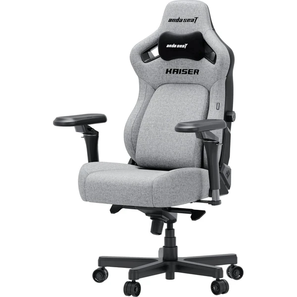 Anda Seat Kaiser 4 XL V2 látkové herné kreslo popolavo sivé - Stoličky - Obrázok d_f1c53a4520b4469fab2f7364f27222a5