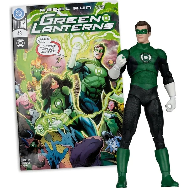 Figúrka McFarlane Toys DC Direct 7 s komiksom WV11 – Green Lanterns 48 – Hal Jordan 18 cm - Figúrky - Obrázok d_f265e7a4f6b940358fd42edf0ec86d45