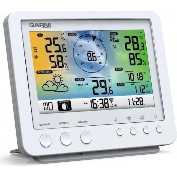 GARNI 975 Wi-Fi meteorologická stanica biela - Meteorologické stanice - Obrázok d_f266ac5423464b69a80f8956de01ce17