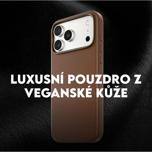PanzerGlass® CARE SOLO MagSafe kryt z vegánskej kože iPhone 17e/16e hnedý - Puzdra - Obrázok d_f2b95ee1ea0c4a229766c849a255e759