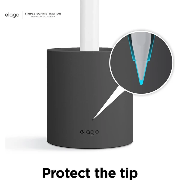 ELAGO Silikónový stojan pre Apple Pencil biely - Stojany - Obrázok d_f376ca9c79ff4ca6ab9de719cb96f7c8