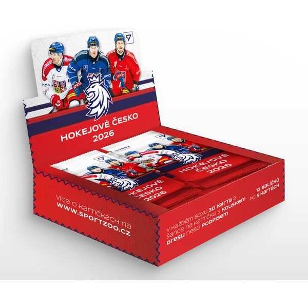 Hokejové kartičky SportZoo - Hokejové Česko 2026 Hobby box - Hokejové karty - Hlavný obrázok