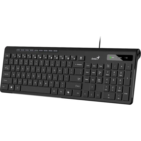 Genius Slimstar 230 II klávesnica čierna CZ/SK - Klávesnice - Hlavný obrázok