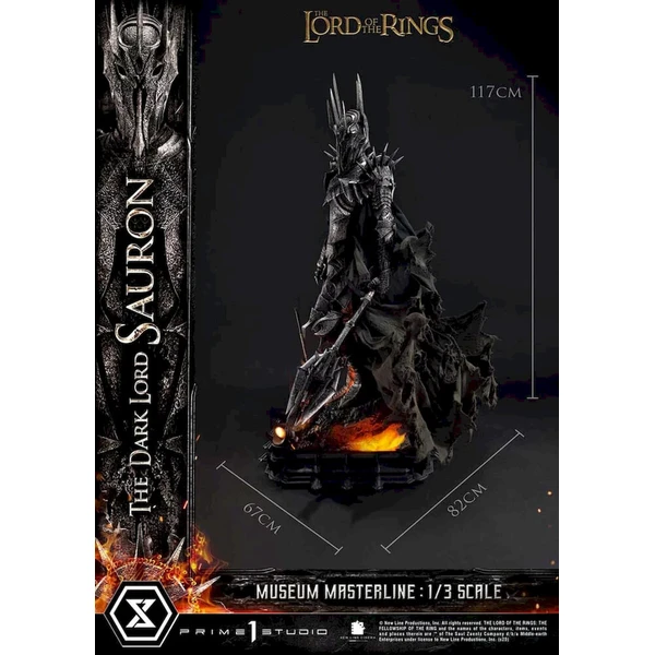 Socha Lord of the Rings Museum Masterline Series Statue 1/3 The Dark Lord Sauron 117 cm - Sochy a sošky - Obrázok d_f4e709e9f94e43cc96ad1b97396f2fbd