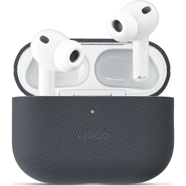 Epico SolidWoven Case AirPods Pro 3 | Qi2 & MagSafe kompatibilné | čierna | ochrana proti nárazom a - Puzdra - Hlavný obrázok
