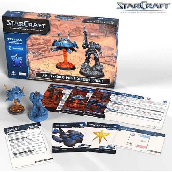 StarCraft The Miniatures Game - Jim Raynor (Raynors Raiders) - Terran - Hero Expansion Set - EN - Stolové hry - Obrázok d_f5e5d90ff6c44b2da876c2fef04c1594