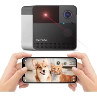Petcube Play 2 biela bezpečnostná kamera pre domáce zvieratá s laserovou hračkou - IP kamery