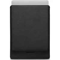 Woolnut Leather Sleeve kožené puzdro MacBook Neo čierne - Puzdra