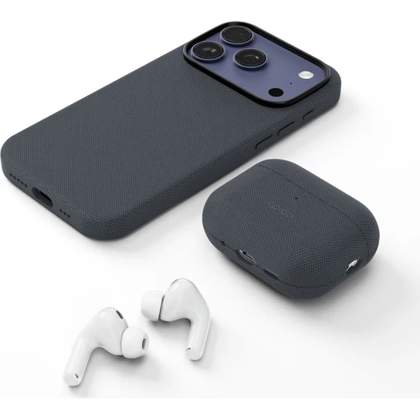 Epico SolidWoven Case AirPods Pro 3 | Qi2 & MagSafe kompatibilné | čierna | ochrana proti nárazom a - Puzdra - Obrázok d_f6fbac45ff414ab3a75342367a16127a
