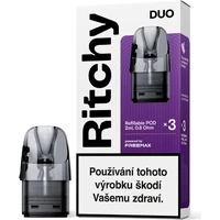 Ritchy DUO Pod Cartridge balenie (3ks) 0,8ohm - Cartridge pre elektronické cigarety