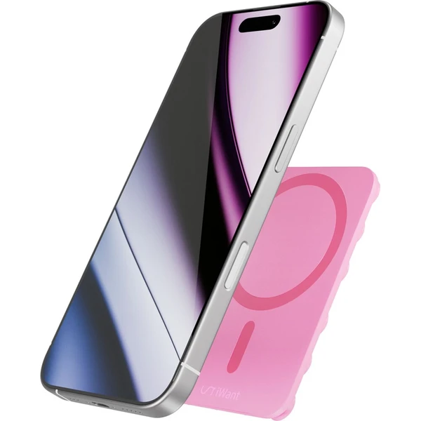 iWant Mag+ MagSafe prísavný držiak na telefón ružový - Držiaky - Obrázok d_f75b381ceef24a6cbc2601f4432d092e