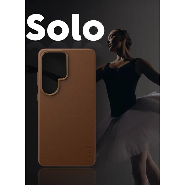 PanzerGlass® CARE SOLO Qi kryt z vegánskej kože Samsung Galaxy S26 Ultra hnedý - Puzdra - Obrázok d_f7c00009a6714b249d0d496f2824dec6