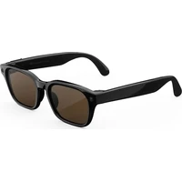 Meta Glasses Adventurer – Klasický čierny rám, hnedé sklá, štandardný a nastaviteľný mostík - AR okuliare