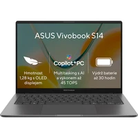 ASUS Vivobook S14 (S5408QA-TM198W) sivý - Notebooky