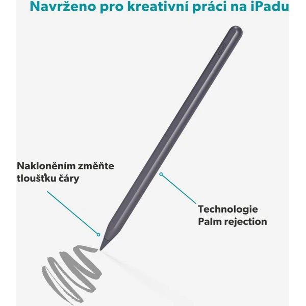 Epico Pen magnetický stylus s nabíječkou vesmírně šedý - Stylusy - Obrázok d_f8d958bd149644259c605353bb99f0ca