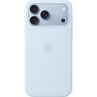 iPhone 18 Pro Max Silicone Case with MagSafe - Crisp Blue - Puzdra