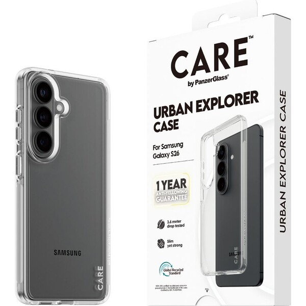 E-shop PanzerGlass® CARE Urban kryt Samsung Galaxy S26 priehľadný