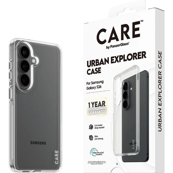 PanzerGlass® CARE Urban kryt Samsung Galaxy S26 priehľadný - Puzdra - Hlavný obrázok
