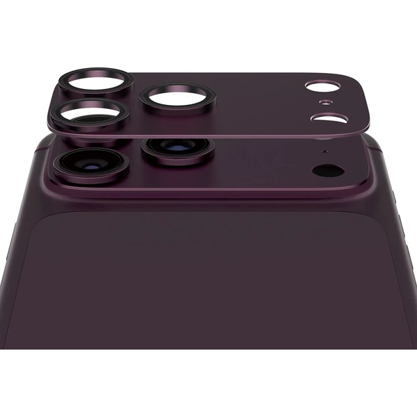 PanzerGlass FENDER hliníková ochrana fotoaparátu iPhone 18 Pro Max Dark Cherry - Ochranné fólie a sklo - Obrázok d_f9852832112047edb6aafbc772952967