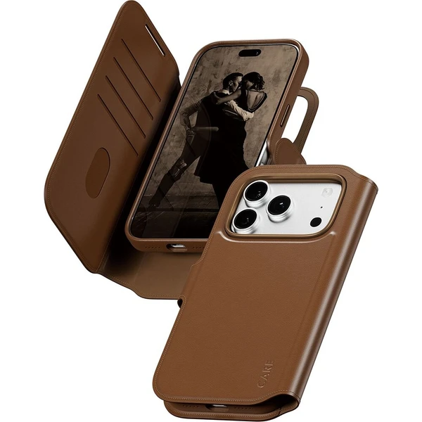 PanzerGlass CARE Tango 2v1 Wallet MagSafe pouzdro Apple iPhone 18 Pro/17 Pro hnědé - Puzdra - Obrázok d_f9d8406eb5334a83937e96bef9279317