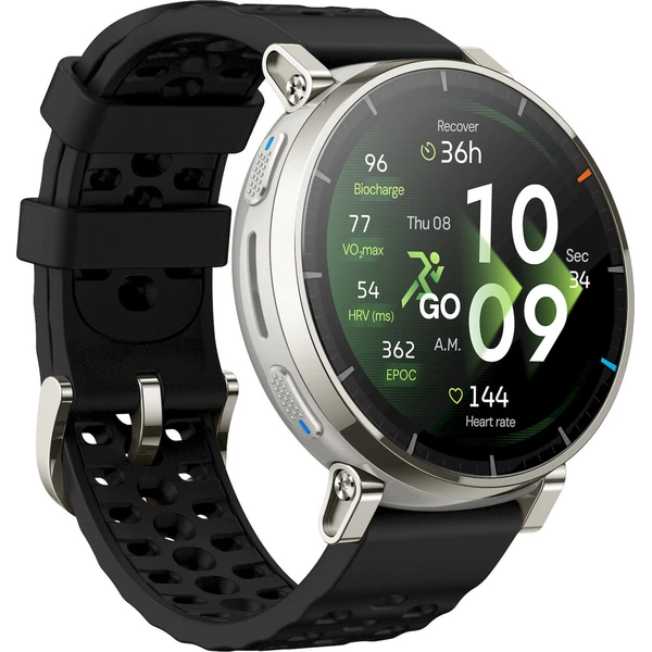 Amazfit Active 3 Premium inteligentné hodinky strieborné - Inteligentné hodinky - Obrázok d_fa13393830df4d6fbe0d329eabe93363
