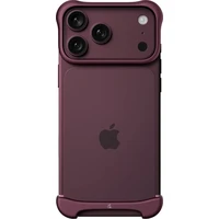 Arc Pulse - hliníkový ochranný rám na iPhone 18 Pro Max, matná tmavě červená - Puzdra
