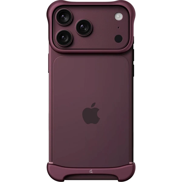 Arc Pulse - hliníkový ochranný rám na iPhone 18 Pro Max, matná tmavě červená - Puzdra - Hlavný obrázok