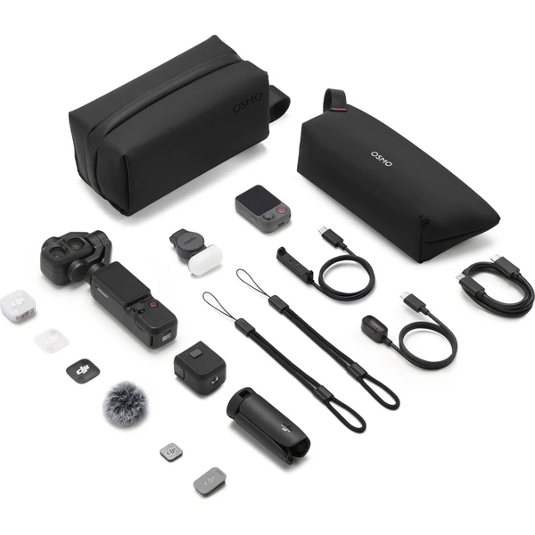 DJI Osmo Pocket 4P Vlog Combo čierna - Kamery - Obrázok d_fa65752c2aff4d3c9f21f06cccc58c15