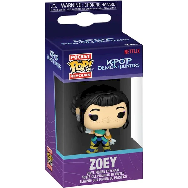 Funko POP! Pocket Keychain: K-Pop Demon Hunters - Zoey - Funko POP! - Obrázok d_fa98451940de44be9af74a8f667fbcb7