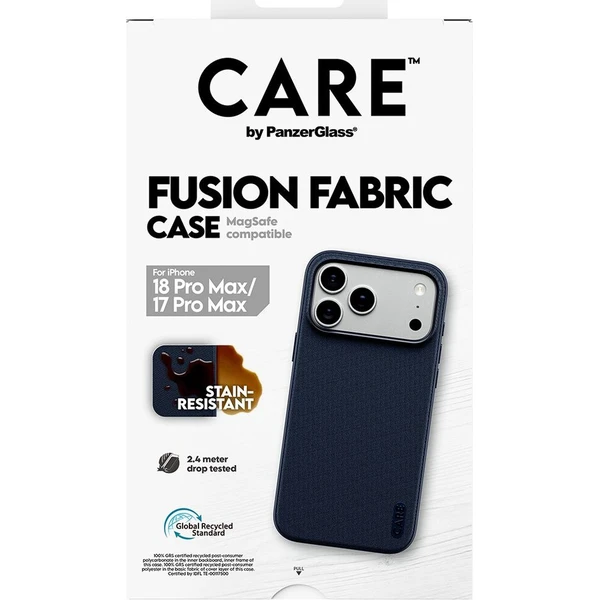 PanzerGlass CARE Fusion Fabric MagSafe kryt Apple iPhone 18 Pro Max/17 Pro Max modrý - Puzdra - Obrázok d_fb0afab2581d4dc1b4510d4579c21b30