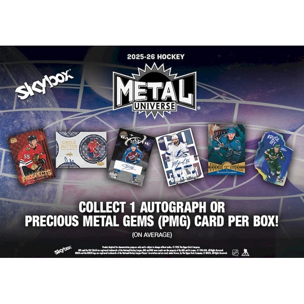 Hokejové karty 2025-26 Upper Deck Skybox Metal Universe Hockey Hobby Box - Hokejové karty - Obrázok d_fb40c463d3d348c6b829ae77180dd4c1