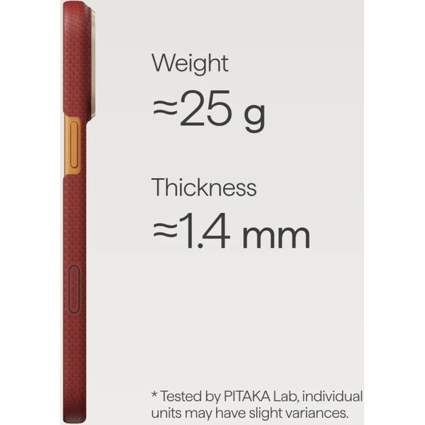 Pitaka Edge Case Ink Horse MagSafe kryt iPhone 17 Pro Cinnabar - Puzdra - Obrázok d_fbc7ed00ed554c3bae9cc0b3749c2e2c
