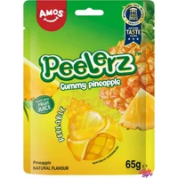 Želé bonbóny Amos Peelerz - Ananás 65 g - Cukrovinky