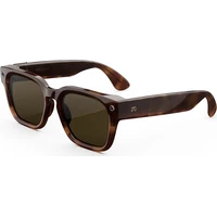 Meta Glasses Fury – Mahogany Frame, Green Lens, Standard & Adjustable Bridge - AR okuliare