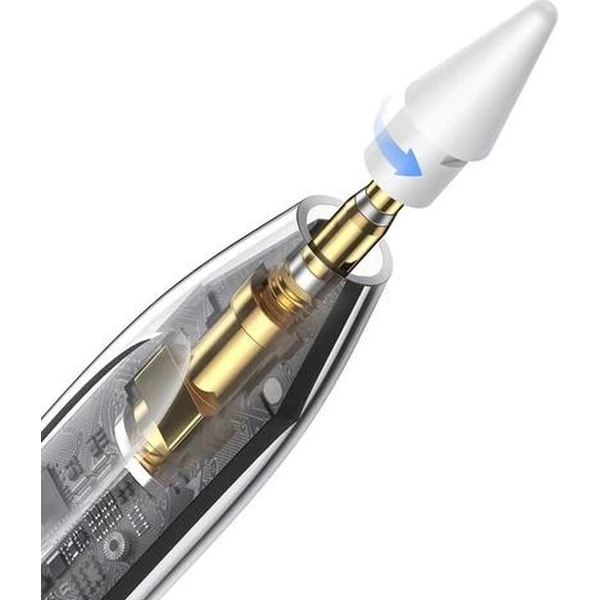 Baseus Smooth Writing 2 Stylus s bezdrôtovým a káblovým nabíjaním USB-C biely - Stylusy - Obrázok d_fc8ebe76d85a46329c4b596e7c08ddd5