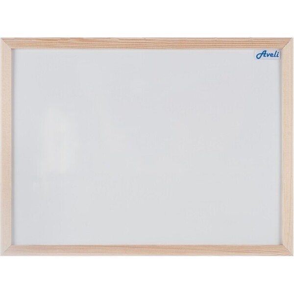 AVELI magnetická tabuľa 90x60 cm s dreveným rámom