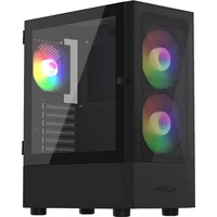 Krux Vako RGB ATX skriňa čierna - Počítačové skrine