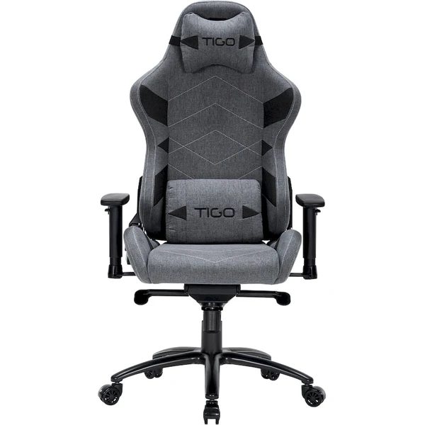 TIGO Slayer herná stolička šedočierna - Stoličky - Hlavný obrázok
