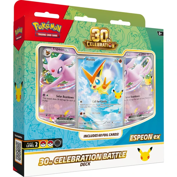 Pokémon TCG: 30th Celebration Battle Deck - Espeon ex & Umbreon ex - Pokémon karty - Hlavný obrázok