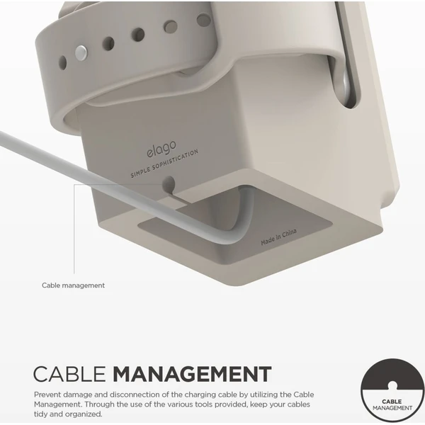ELAGO W3 Macintosh Night Stand stojan pre Apple Watch čierny - Stojany - Obrázok d_fe4fa858ec344fe1ae3ee362f8f4d6a1