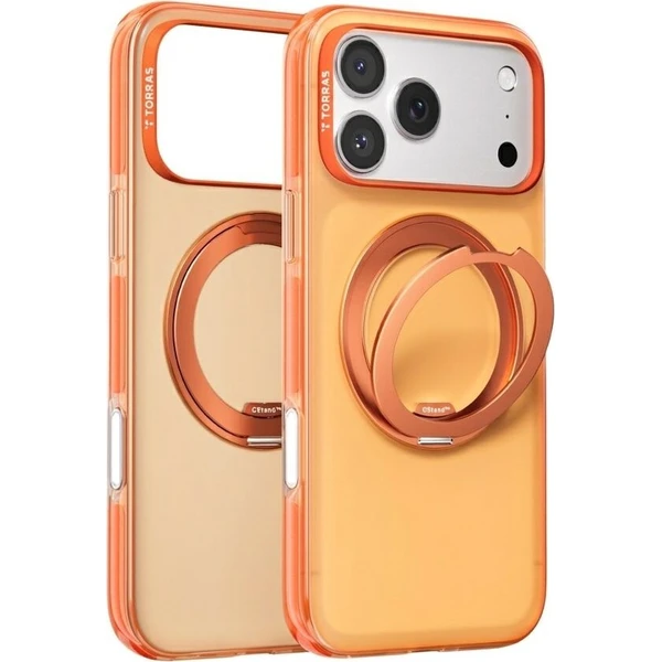 Torras Ostand O3 Hue MagSafe kryt iPhone 17 Pro golden citrus - Puzdra - Hlavný obrázok