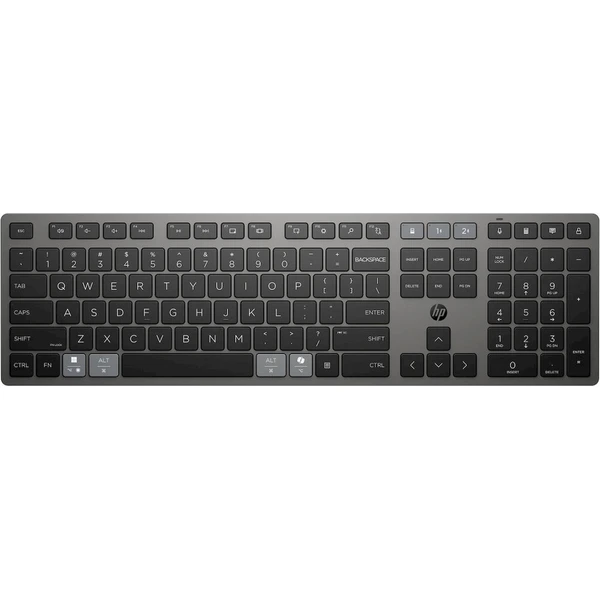 HP 720 Kondenzátor bezdrôtová klávesnica šedá - Klávesnice - Hlavný obrázok