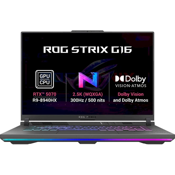 ASUS ROG Strix G16 (G614PP-TS147Z) RTX 5070 sivý - Notebooky - Hlavný obrázok